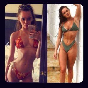 GHDROL antes e depois feminino — definição corporal