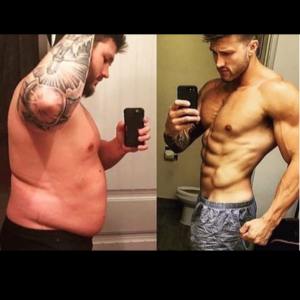 GHDROL antes e depois — perda de gordura e hipertrofia masculino