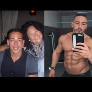 GHDROL antes e depois — transformação corporal masculino